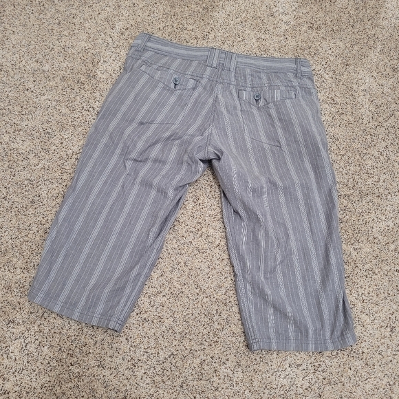 Horny Toad Striped Womens Long Shorts Size 6 - Picture 4 of 4